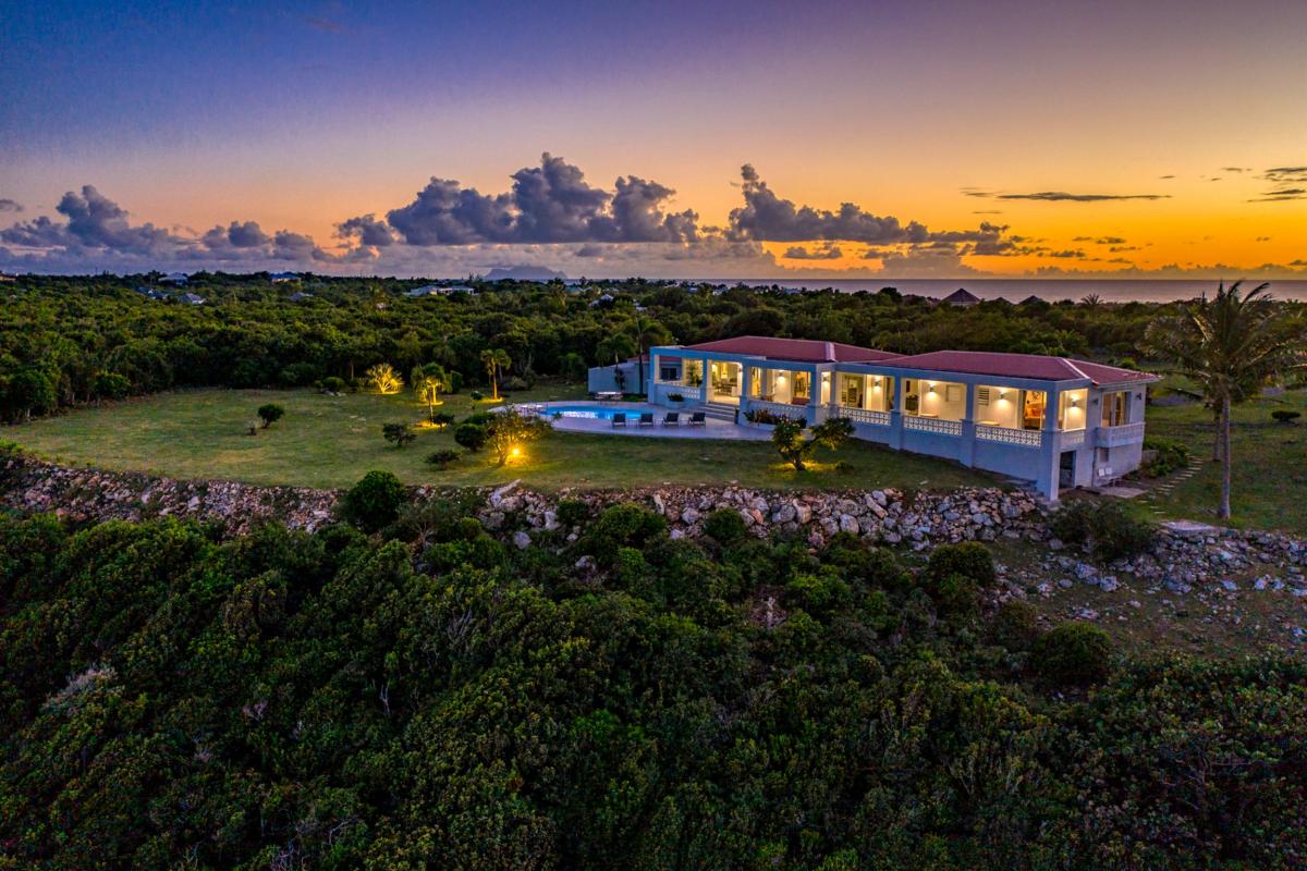 Pool villa St Martin - Sunset